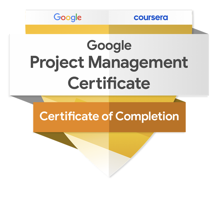 Insignia Google Project Management Certificate